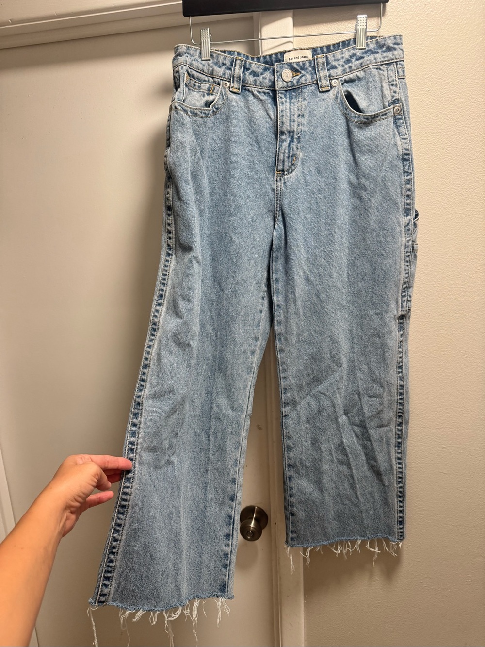 Abrand Jeans x Rip Curl 95 Mid Baggy Jeans Size 28 AU 10 Light Wash